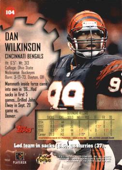 1997 Stadium Club #104 Dan Wilkinson Back