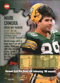 1997 Stadium Club #136 Mark Chmura Back