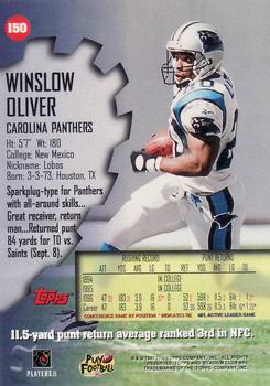 1997 Stadium Club #150 Winslow Oliver Back