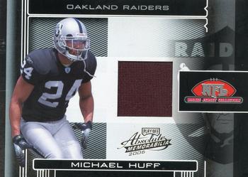 2006 Playoff Absolute Memorabilia - Rookie Jerseys #RJC-22TE Michael Huff Front