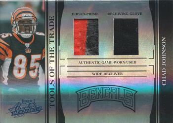 2006 Playoff Absolute Memorabilia - Tools of the Trade Material Double Black Spectrum #TOT-28 Chad Johnson Front