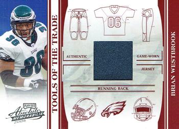 2006 Playoff Absolute Memorabilia - Tools of the Trade Material Red #TOT-23 Brian Westbrook Front