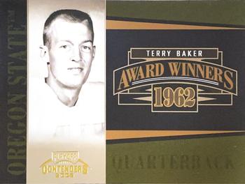 2006 Playoff Contenders - Award Winners #AW-19 Terry Baker Front