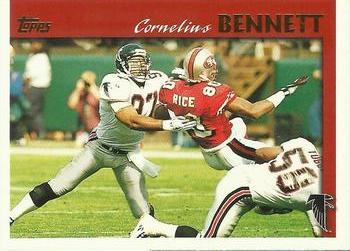 1997 Topps #28 Cornelius Bennett Front
