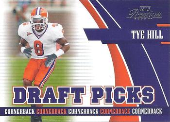 2006 Playoff Prestige - Draft Picks #DP-13 Tye Hill Front