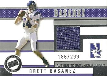 2006 Press Pass - Game Used Jerseys Silver #JC/BB Brett Basanez Front