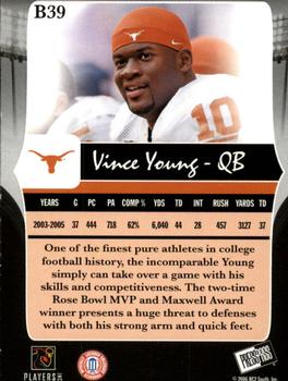 2006 Press Pass Legends - Bronze #B39a Vince Young Back