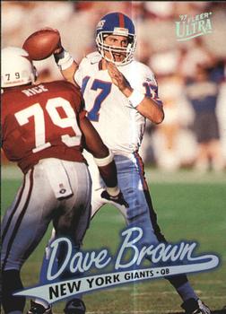 1997 Ultra #7 Dave Brown Front