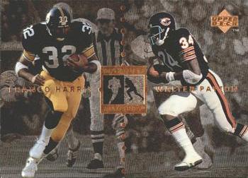 1997 Upper Deck Legends - Marquee Matchups #MM9 Franco Harris / Walter Payton Front