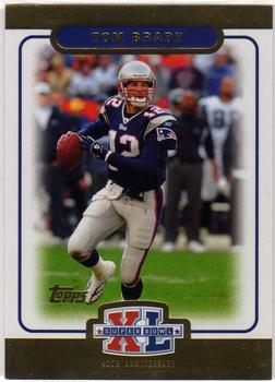 2006 Topps Super Bowl XL Card Show #8 Tom Brady Front