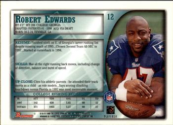 1998 Bowman #12 Robert Edwards Back