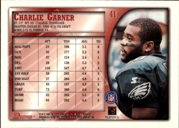 1998 Bowman #41 Charlie Garner Back