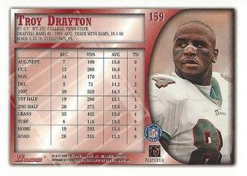 1998 Bowman #159 Troy Drayton Back