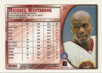1998 Bowman Chrome #38 Michael Westbrook Back