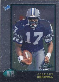 1998 Bowman Chrome #8 Germane Crowell Front