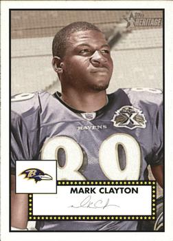 2006 Topps Heritage - Black Backs #45 Mark Clayton Front