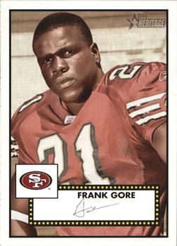 2006 Topps Heritage - Black Backs #82 Frank Gore Front