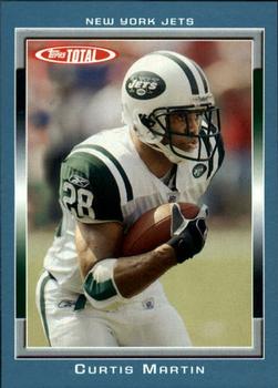 2006 Topps Total - Blue #58 Curtis Martin Front