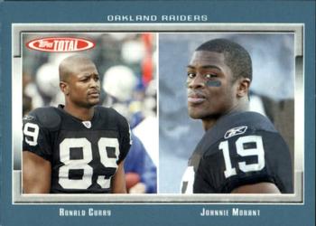 2006 Topps Total - Blue #154 Ronald Curry / Johnnie Morant Front