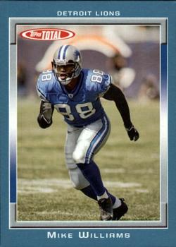 2006 Topps Total - Blue #168 Mike Williams Front