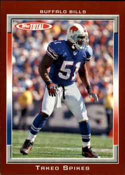 2006 Topps Total - Red #158 Takeo Spikes Front