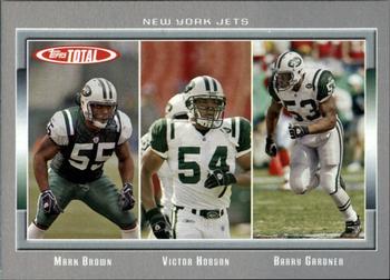 2006 Topps Total - Silver #128 Mark Brown / Barry Gardner / Victor Hobson Front