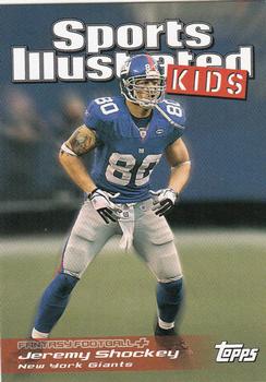 2006 Topps Total - Sports Illustrated for Kids #SI24 Jeremy Shockey Front