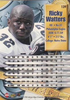 1998 Collector's Edge Supreme Season Review #139 Ricky Watters Back