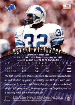 1998 Finest #38 Bryant Westbrook Back