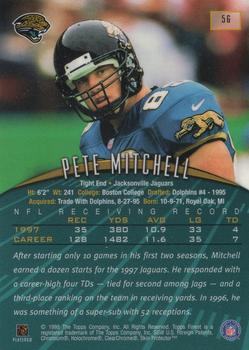1998 Finest #56 Pete Mitchell Back