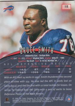 1998 Finest #118 Bruce Smith Back