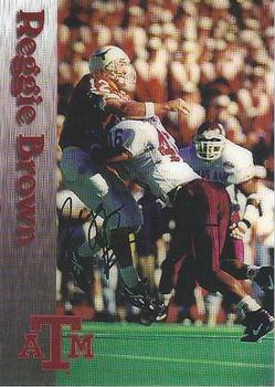 1995 Ultra Graphics Texas A&M Seniors #NNO Reggie Brown Front