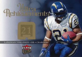 2006 Ultra - Ultra Achievements #UA-LT LaDainian Tomlinson Front