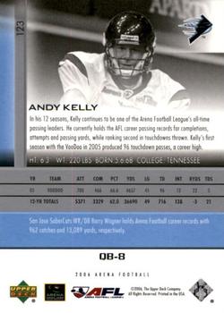 2006 Upper Deck AFL #123 Andy Kelly Back