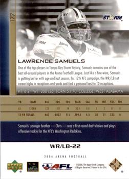 2006 Upper Deck AFL - Gold #177 Lawrence Samuels Back