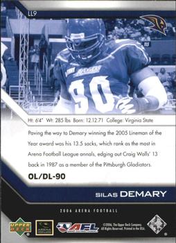 2006 Upper Deck AFL - League Leaders #LL9 Silas Demary Back
