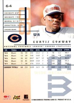 1998 Leaf Rookies & Stars #64 Curtis Conway Back