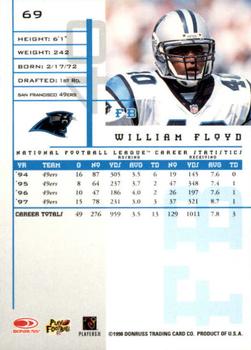 1998 Leaf Rookies & Stars #69 William Floyd Back