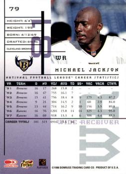 1998 Leaf Rookies & Stars #79 Michael Jackson Back