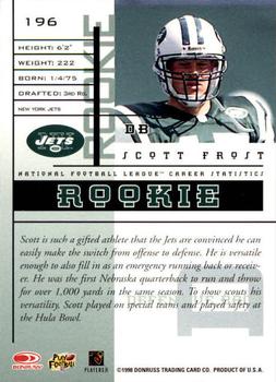 1998 Leaf Rookies & Stars #196 Scott Frost Back