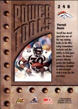 1998 Leaf Rookies & Stars #248 Terrell Davis Back