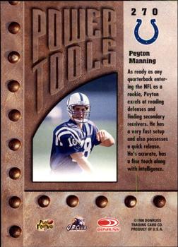 1998 Leaf Rookies & Stars #270 Peyton Manning Back