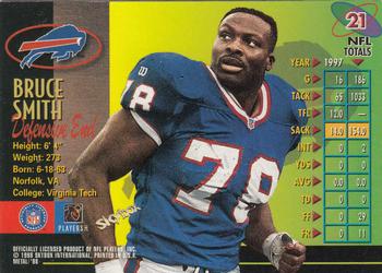 1998 Metal Universe #21 Bruce Smith Back