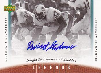 2006 Upper Deck Legends - Legendary Signatures #50 Dwight Stephenson Front