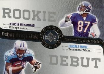 2006 Upper Deck Rookie Debut - Draft Link #DDL-31 Muhsin Muhammad / LenDale White Front