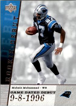 2006 Upper Deck Rookie Debut - Game Dated #GDD-MM Muhsin Muhammad Front