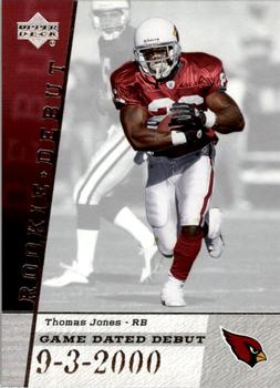 2006 Upper Deck Rookie Debut - Game Dated #GDD-TJ Thomas Jones Front