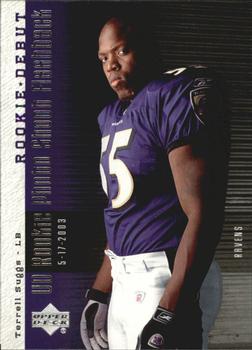 2006 Upper Deck Rookie Debut - Rookie Photo Shoot Flashback Silver #RPF92 Terrell Suggs Front