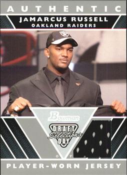 2007 Bowman - Draft Day Selections Relics #DJ-JR JaMarcus Russell Front