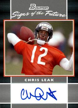 2007 Bowman - Signs of the Future #SF-CL Chris Leak Front